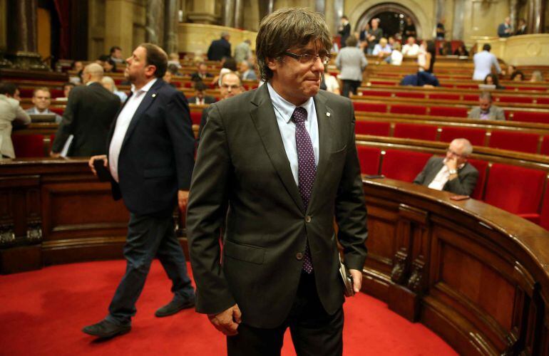 El presidente de la Generalitat, Carles Puigdemont.