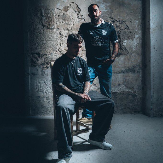 Borja Iglesias y el rapero Hard GZ