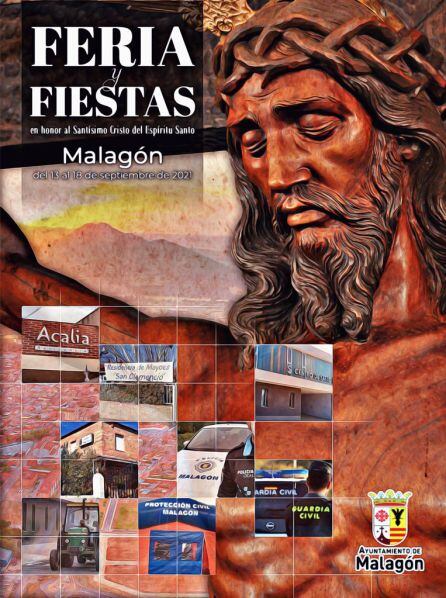 Cartel de la Feria y Fiestas 2021 de Malagón