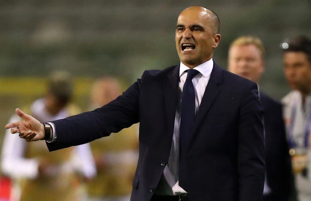 El seleccionador belga Roberto Martínez.