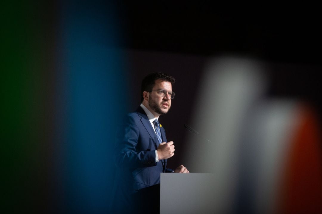 El presidente de la Generalitat, Pere Aragonès