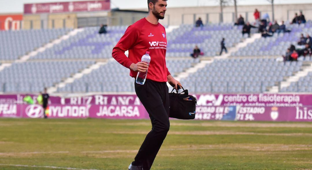 El fisioterapeuta del Real Jaén, Pepe Pasantos.