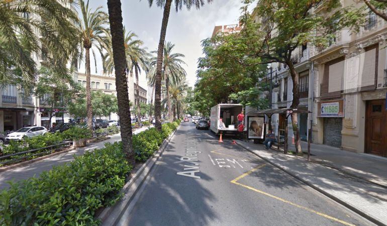 Imagen reciente de la Avenida Regene de València