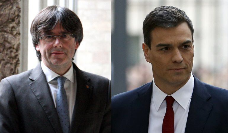 Carles Puigdemont i Pedro Sánchez