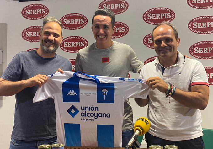 José Antonio Soler en su presentación como jugador del Alcoyano