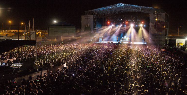 Imagen de uno de los conciertos del Festival Cabo de Plata