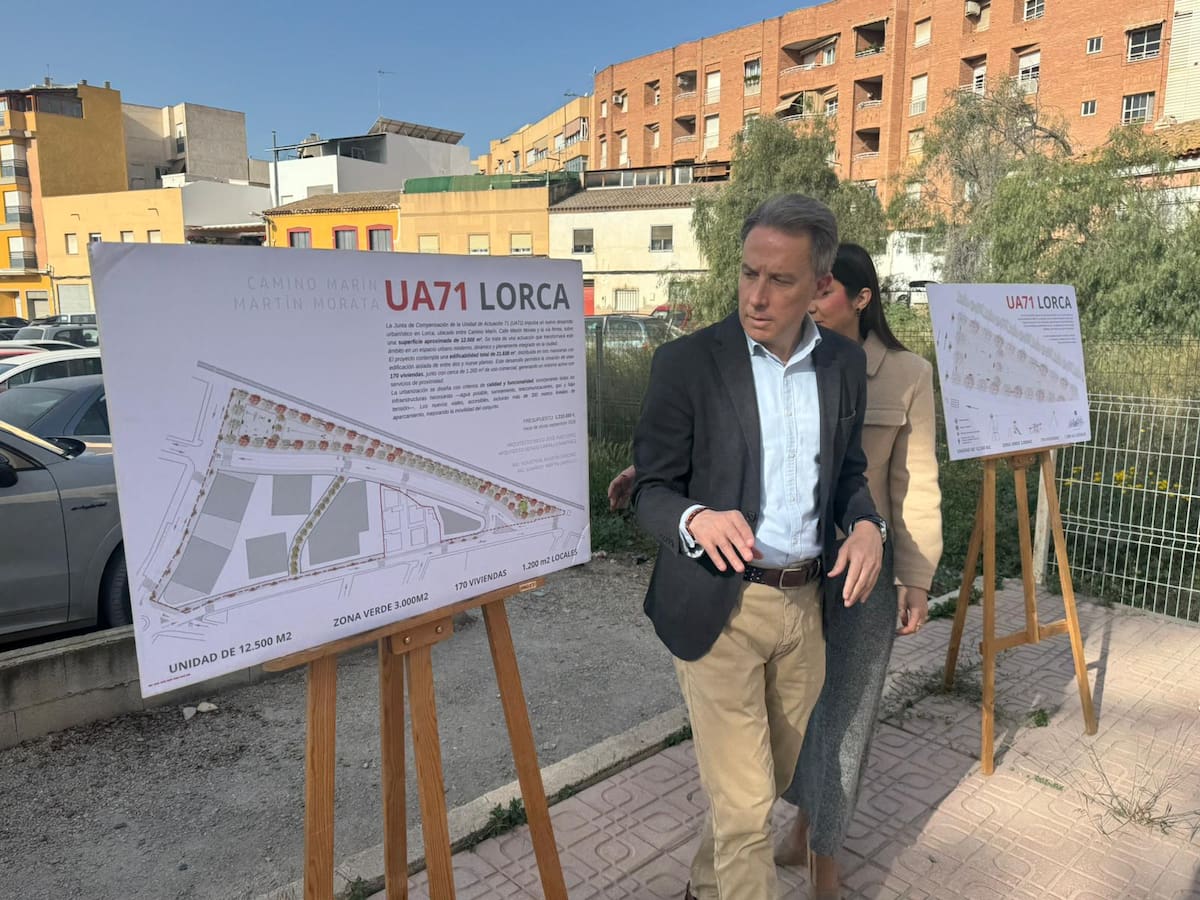Autorizarán la urbanización de terrenos en Lorca para construir 170 viviendas