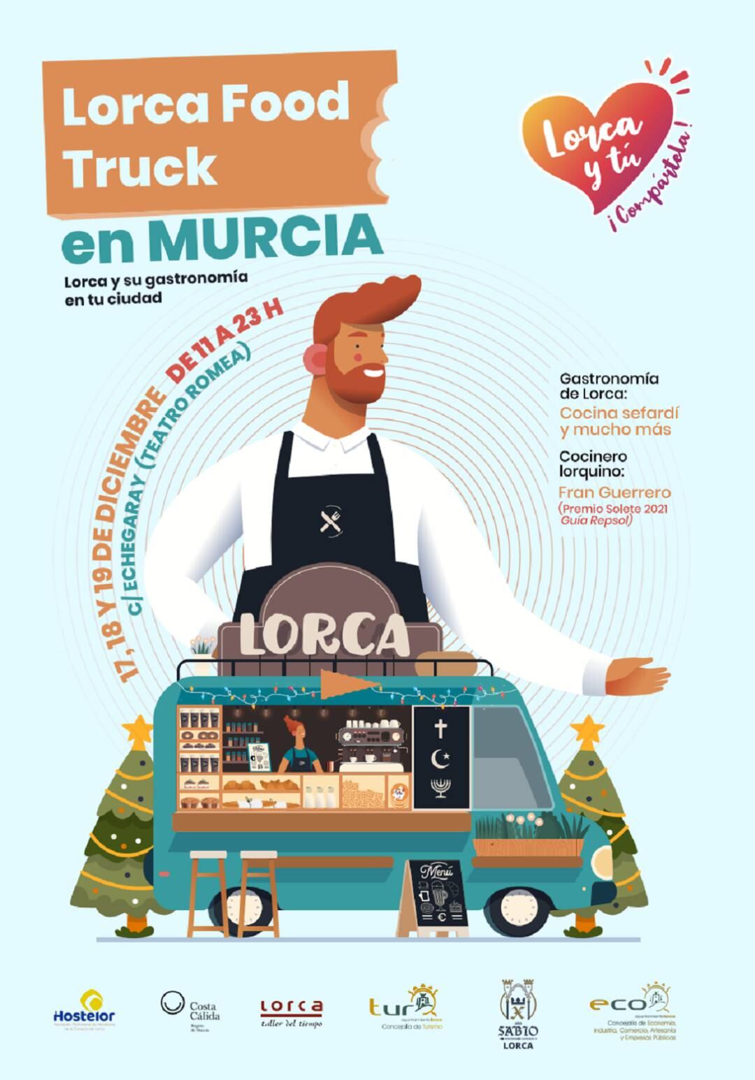 Lorca promocionará su gastronomía en una &#039;food truck&#039; en varios municipios de la Región