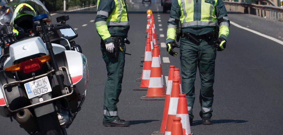 Control de tráfico de la Guardia Civil en imagen de archivo