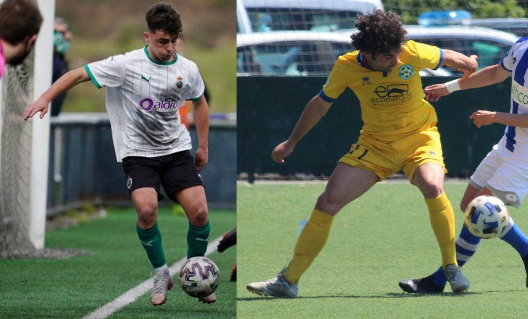 Yeray Cabanzón (izquierda) y Rami Quintana (derecha), durante uno de sus encuentros esta temporada