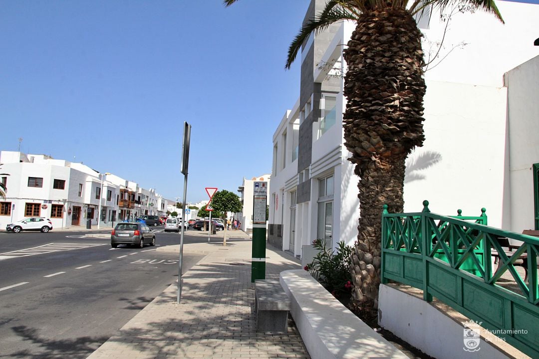 Avenidad Central de Tías.