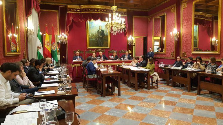 Pleno de diciembre de 2015 en el Ayuntamiento de Granada