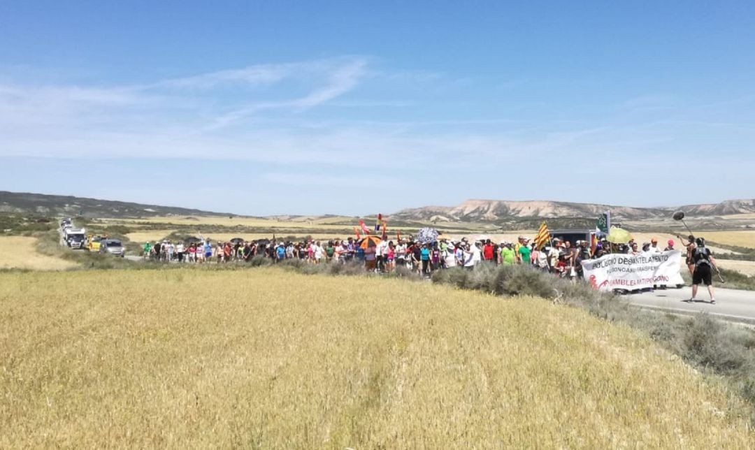 XXXII Marcha pacifista contra el Polígono de Tiro de Bardenas