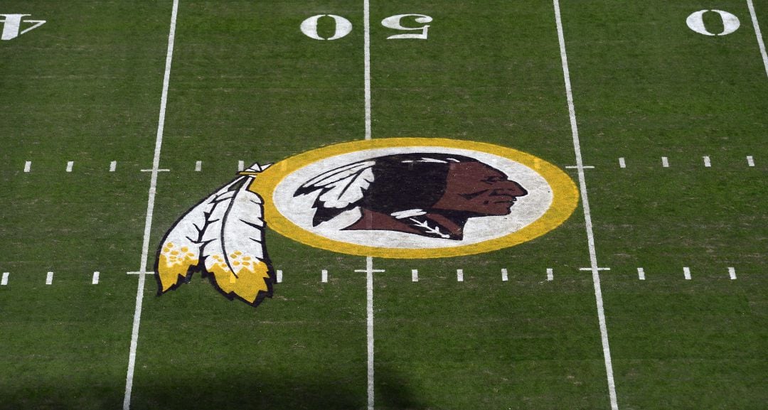 El escudo de los Redskins de Washington.