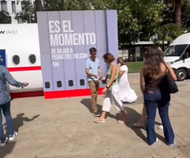 Nuevas Generaciones en un vídeo de campaña publicado en Twitter