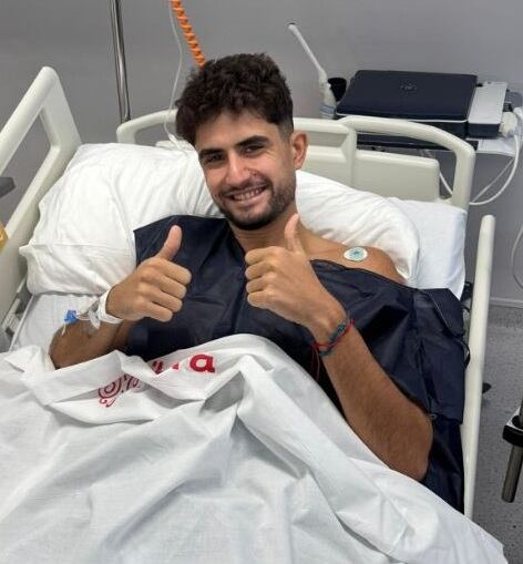 Marc Martí tras la operación