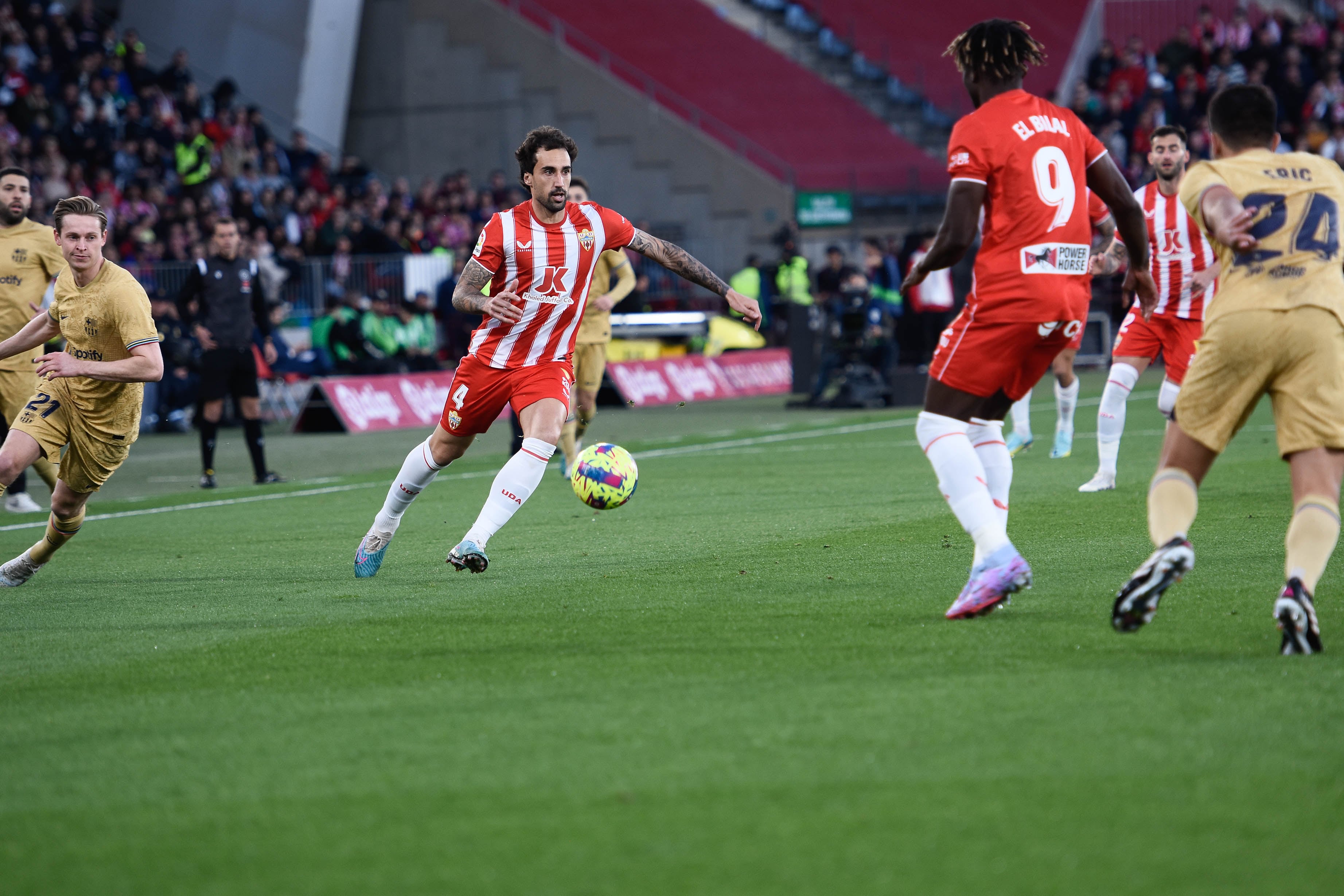 Partido entre Barcelona y Almería de la pasada temporada.