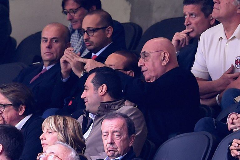 Galliani ve un partido del Milan