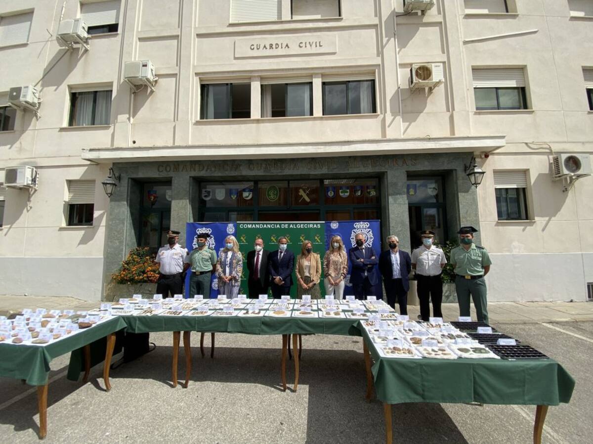 Recuperada una colección de útiles prehistóricos de extraordinario valor arqueológico en La Línea