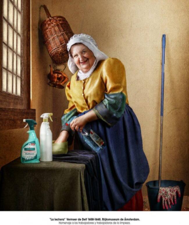 Homenaje a los trabajadores de la limpieza