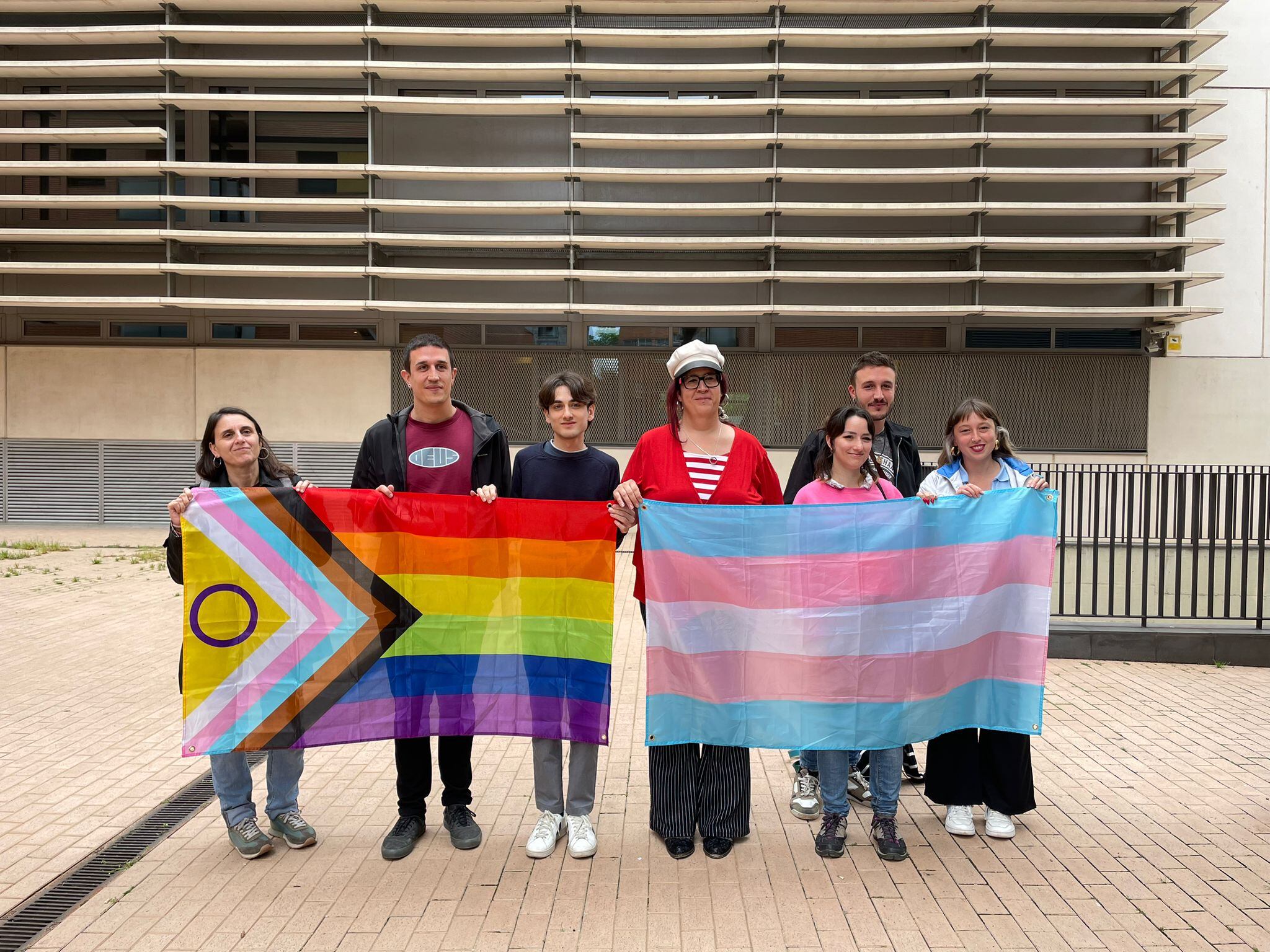 Membres de l&#039;Espai LGTBI de Girona, del SAI i de l&#039;Observatori