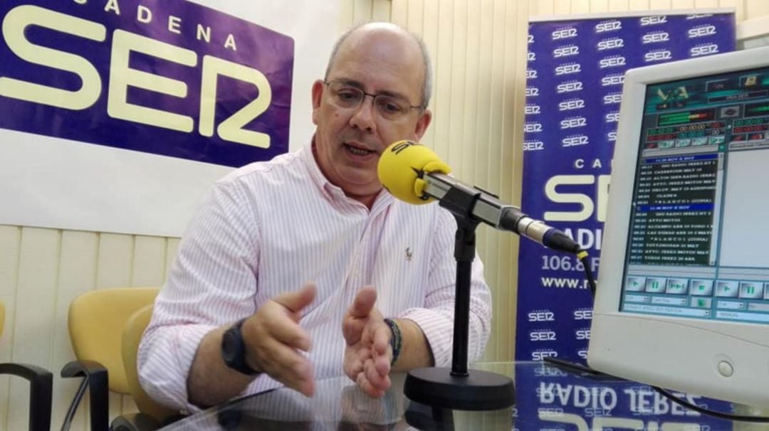 Javier Sánchez Rojas, durante su entrevista en el Hoy por Hoy Jerez