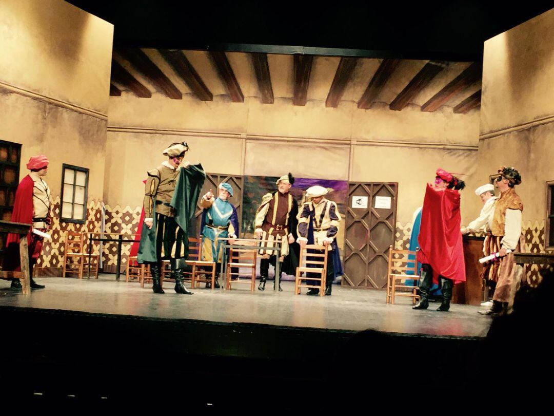 Representación de El Don Juan Tenorio o dos tubos un real en el Teatro Castelar de Elda 