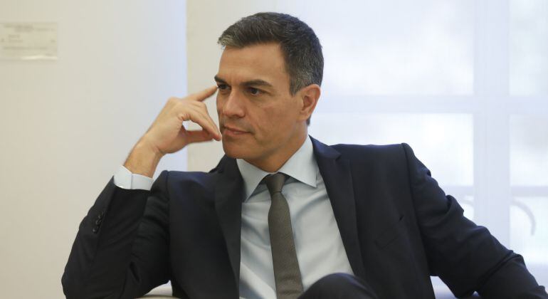 El presidente del Gobierno recibe al secretario general de la Organización Mundial de Turismo (OMT) en la Moncloa.