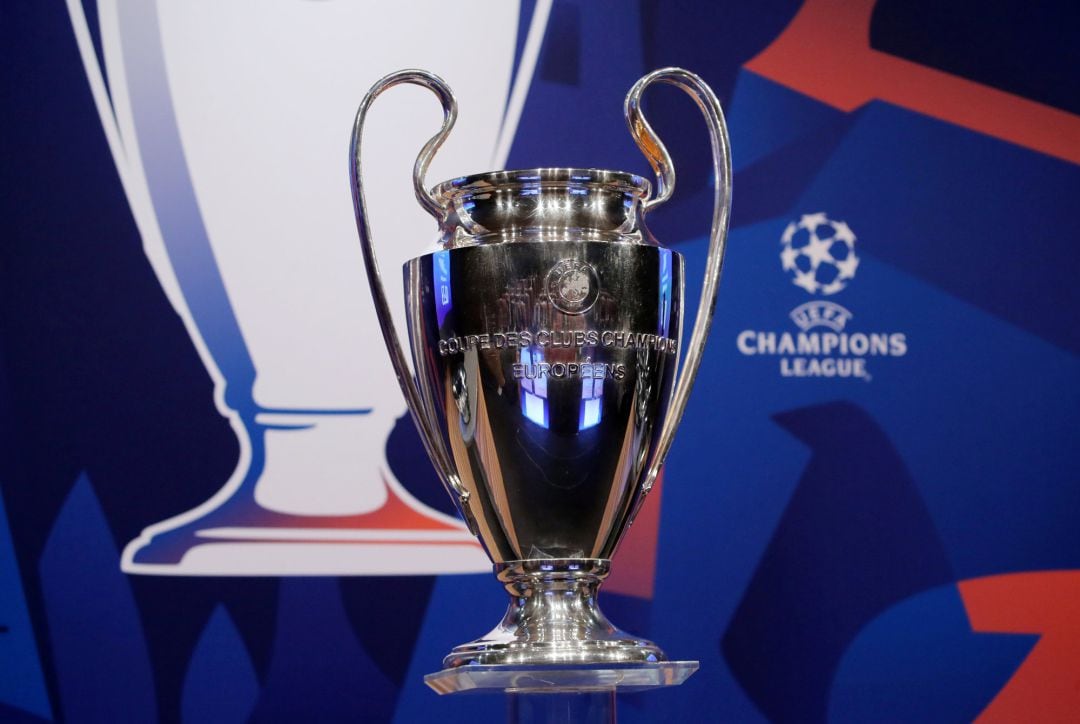 El trofeo de la UEFA Champions League.