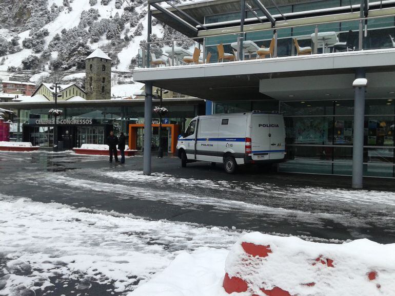 Entorns del macrojudici pel cas Dalton, celebrat el passat mes de febrer. El Centre de congressos es va convertir en una improvisada sala de vistes