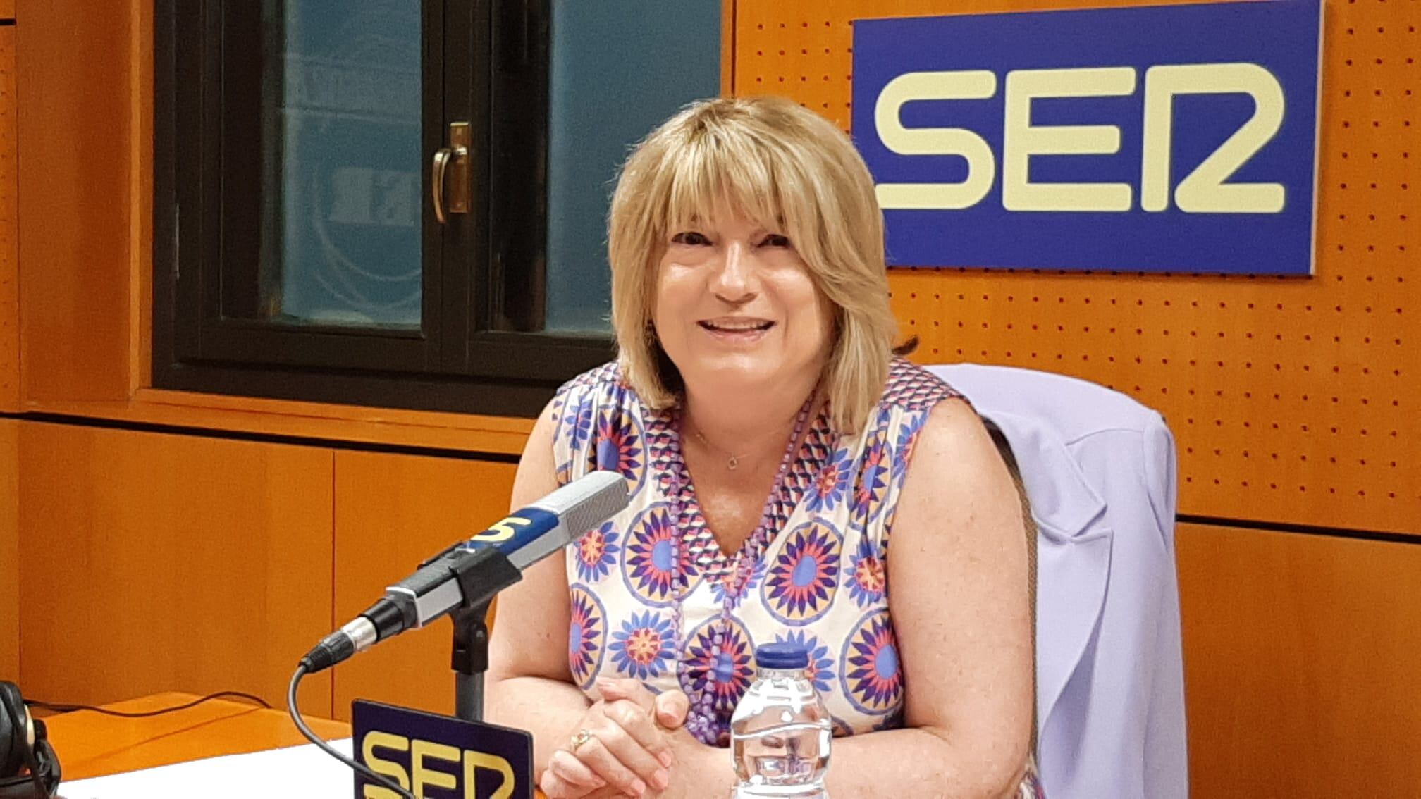 La consejera de Educación del Gobierno de Aragón, Tomasa Hernández