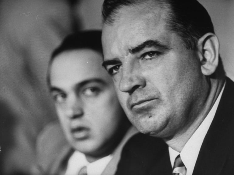 El senador estadounidense Joseph McCarthy