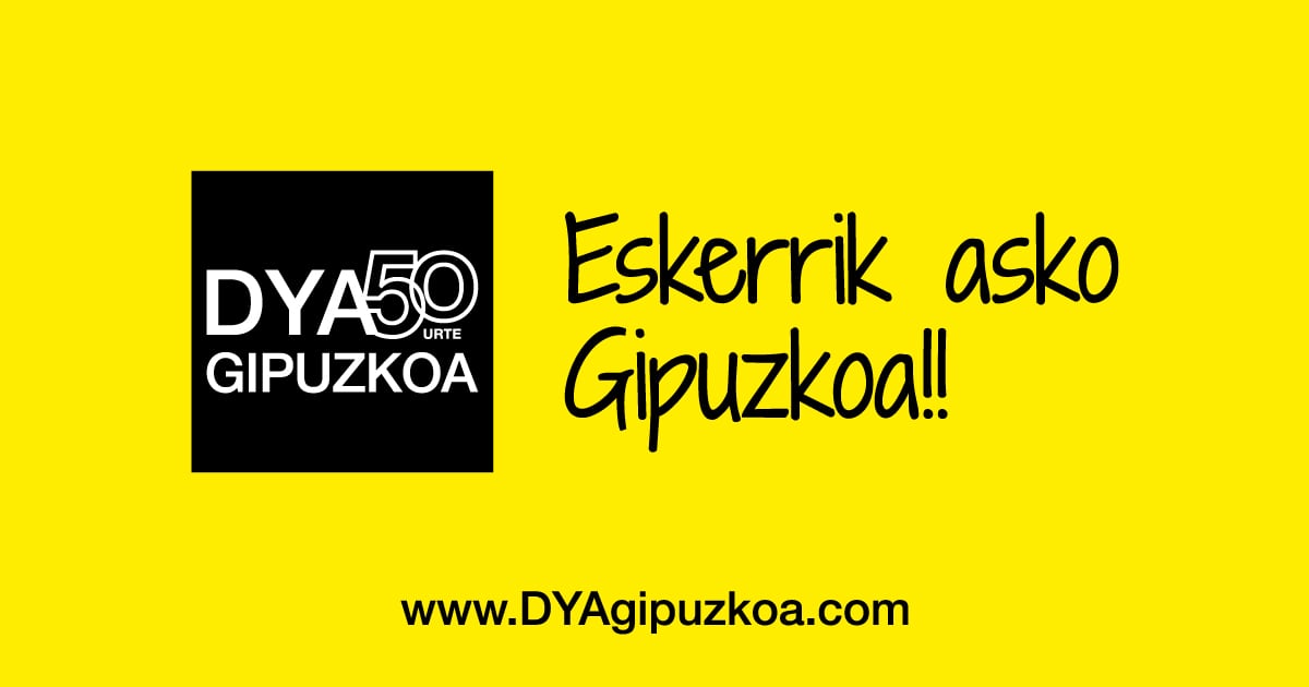 DYA Gipuzkoa celebra sus 50 años