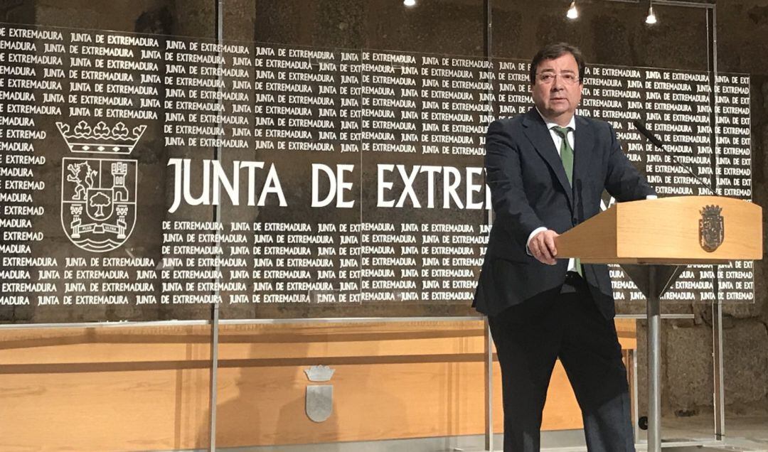 El presidente de la Junta de Extremadura, Guillermo Fernández Vara POLITICA 
 