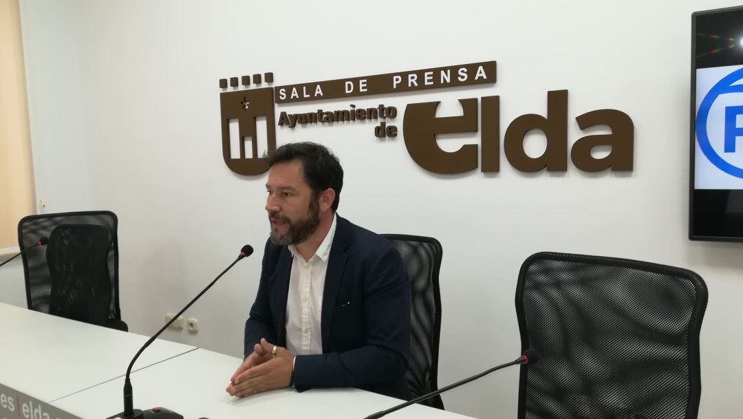 Francisco Muñoz, portavoz del PP en Elda 