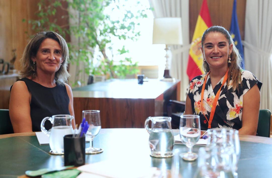 Teresa Ribera se ha reunido este martes con Mireia Mollà para abordar los retos de ambas administraciones sobre el Cambio Climático