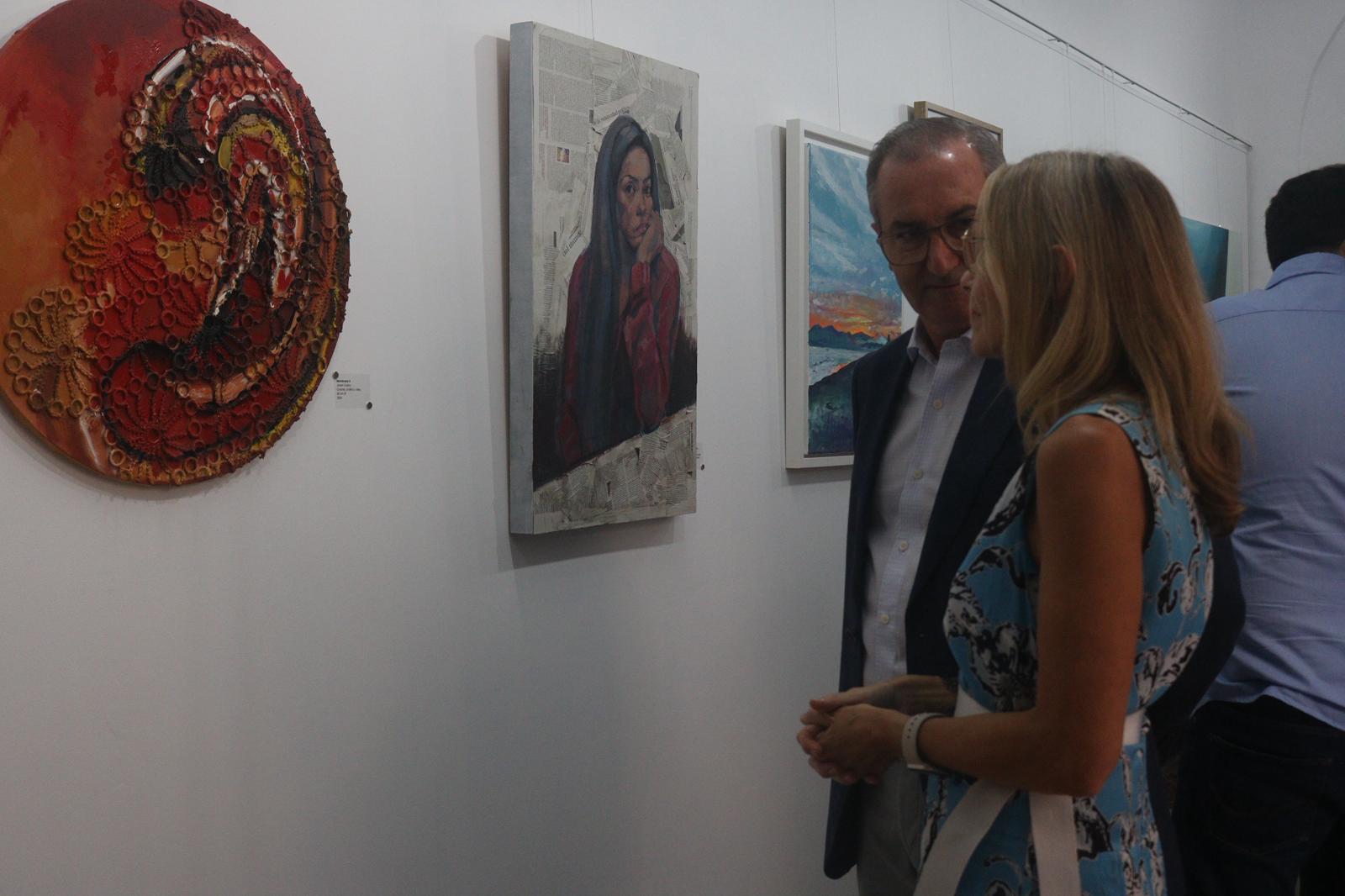 Otro de los puntos de la exposición en el centro