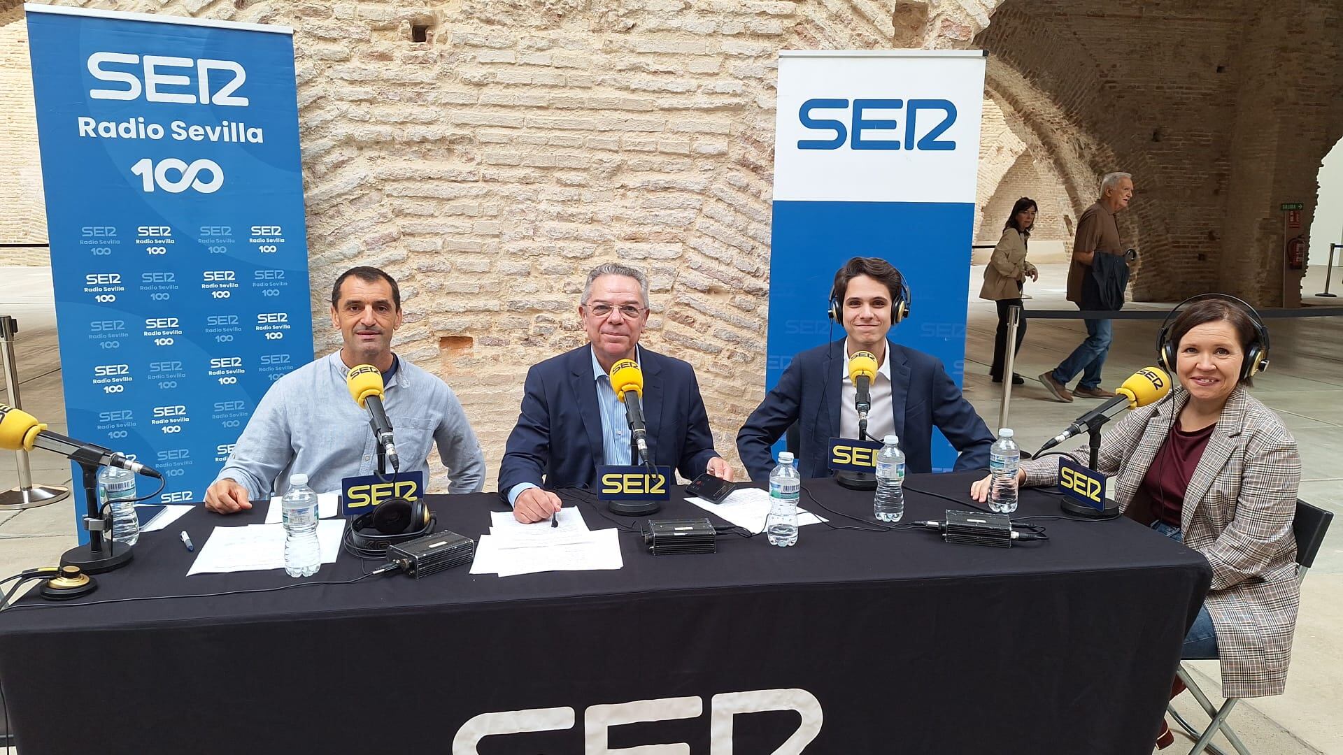 Julio Fernández, Salomón Hachuel, Javier Comesaña y Benedicte Palko