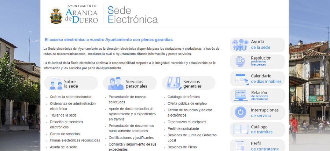 Las solicitudes se tramitarán a través de la sede electrónica