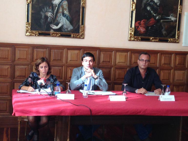 Paloma Rivero, David Vázquez y Luis ängel Pérez Sotelo