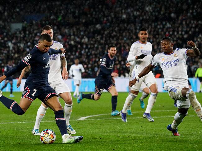 Kylian Mbappe, en el encuentro frente al Real Madrid