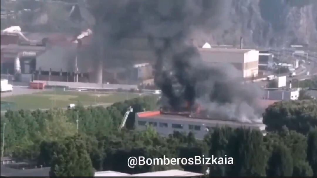 Incendio en Barakaldo