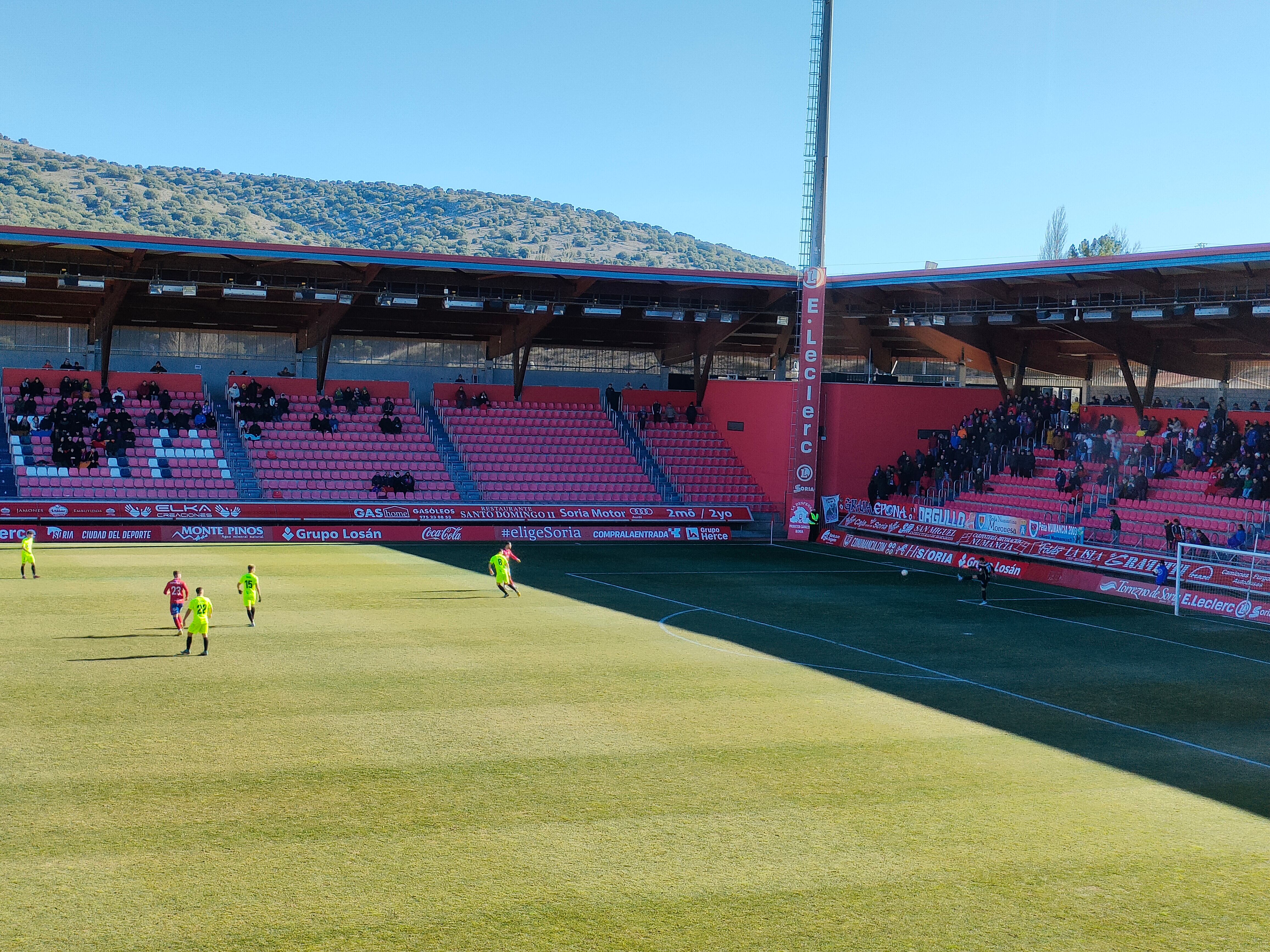 El Numancia cayó 2-3 ante el Amorebieta en Los Pajaritos.