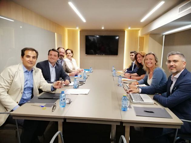 Reunión de PP y Ciudadanos