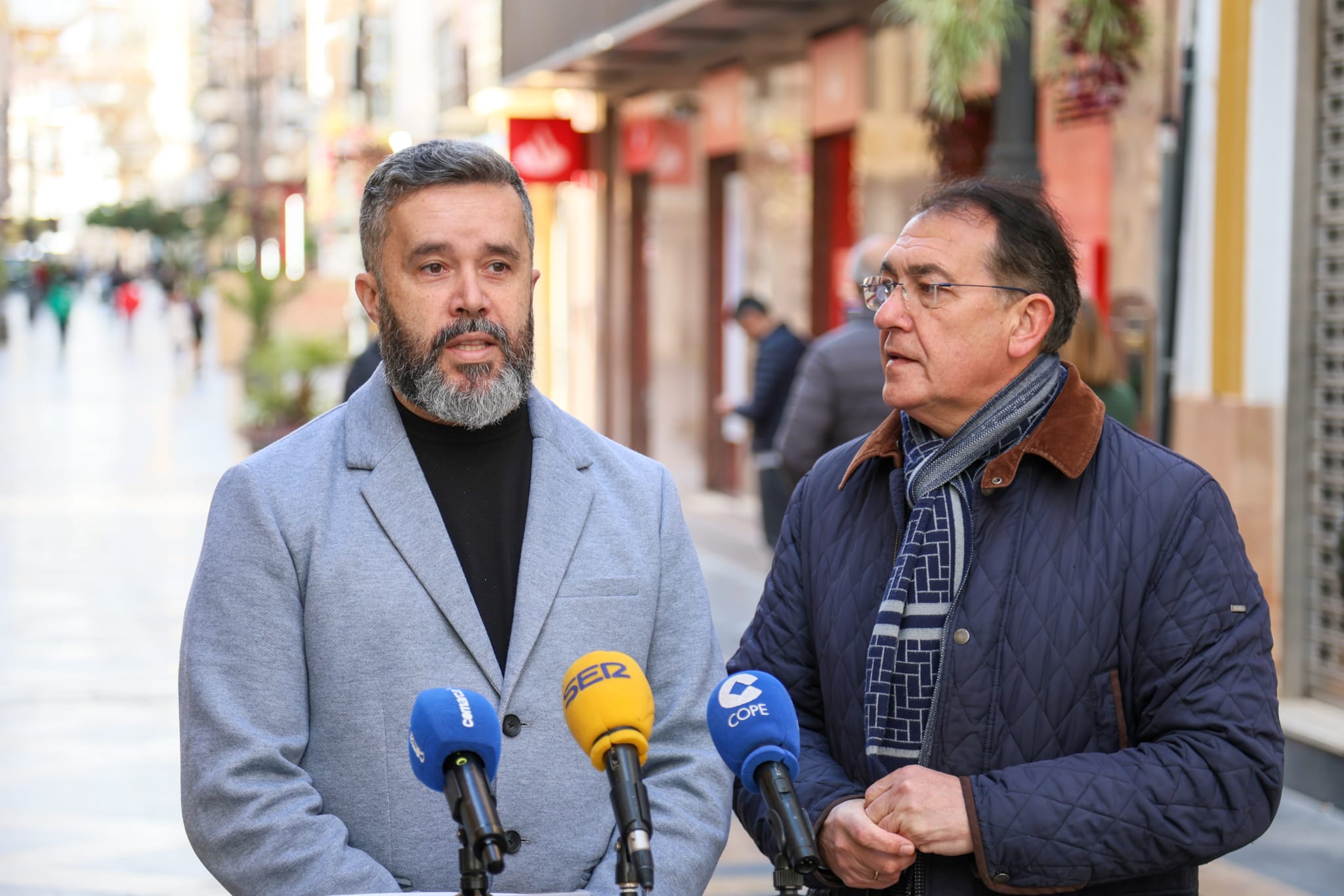 Jesús Boluda, director de Palín junto a Santiago Parra, edil de Cultura