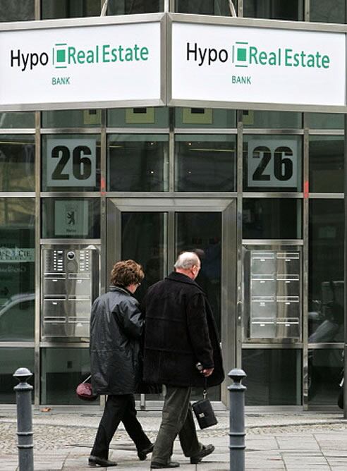 Una de las sucursales del Hypo Real Estate, en Berlin