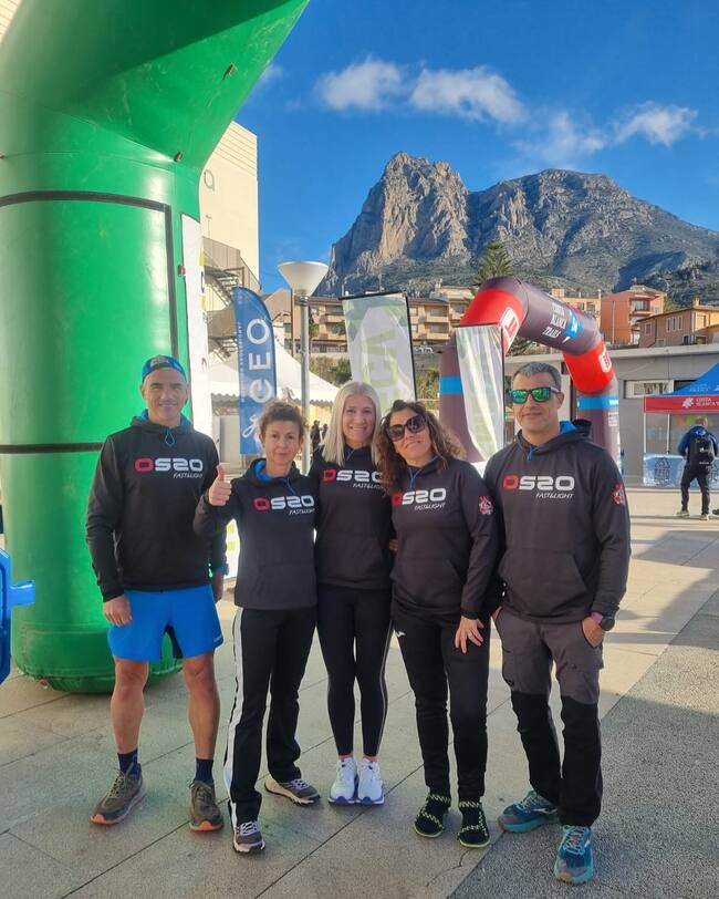 Parte del equipo del Trail Villena