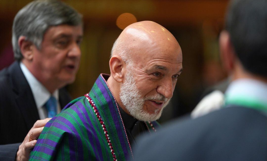 Archivo - El expresidente de Afganistán Hamid Karzai