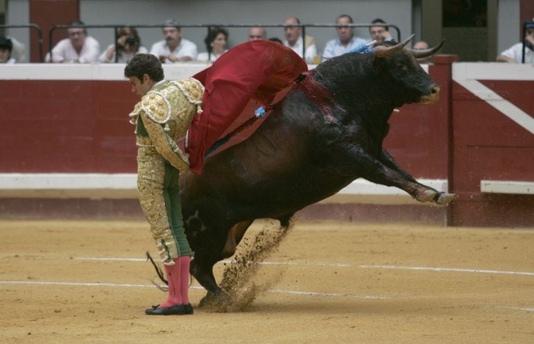 José Tomás, durante el último espectáculo que ofreció en 2007 en San Sebastián.