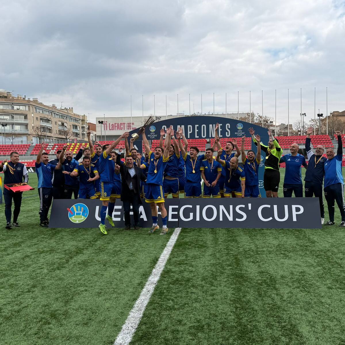 Canarias, campeona de la Copa de Regiones UEFA (1-0)